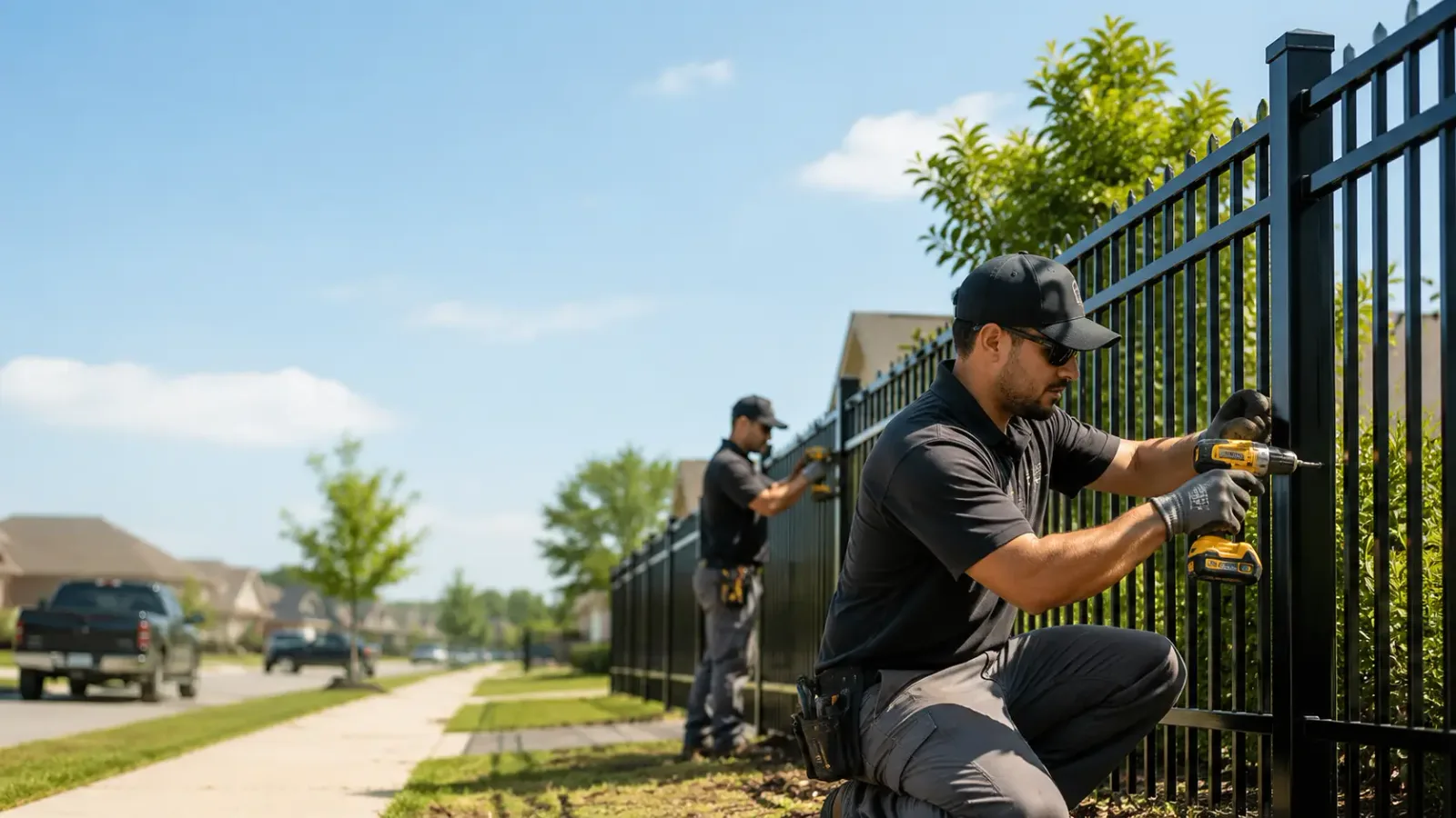Metal Fence Installation in Ontario, WI